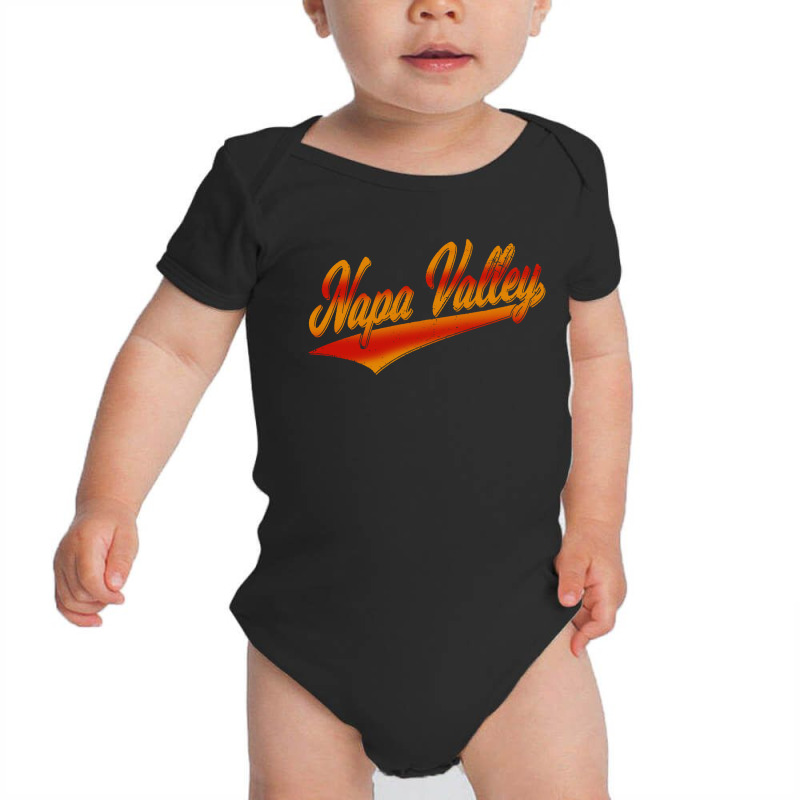 Napa, Valley California Flag Sports Baseball Baby Bodysuit | Artistshot