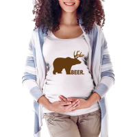 Nature Forest Animal Maternity Scoop Neck T-shirt | Artistshot