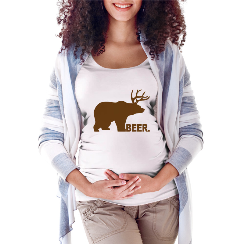 Nature Forest Animal Maternity Scoop Neck T-shirt | Artistshot