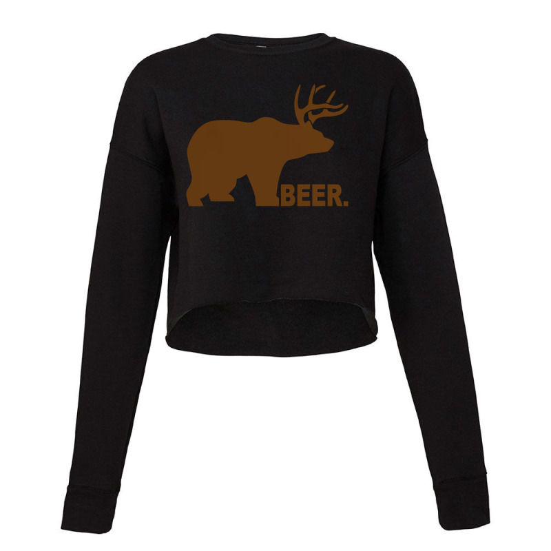 Nature Forest Animal Cropped Sweater | Artistshot