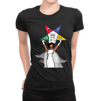 Order Of The Eastern Star Oes Diva Fatal Sistar Of Color Ladies Fitted T-shirt | Artistshot