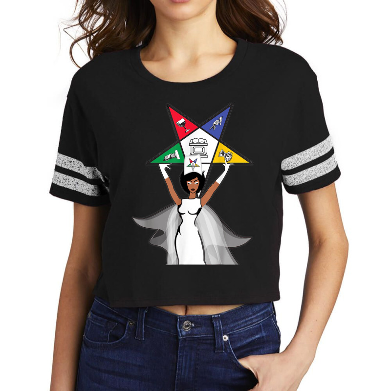 Order Of The Eastern Star Oes Diva Fatal Sistar Of Color Scorecard Crop Tee by LucianaFoster | Artistshot