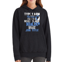 Type 1 Diabetes Mom Mother T1d Diabetic Awareness Support Vintage Hoodie | Artistshot