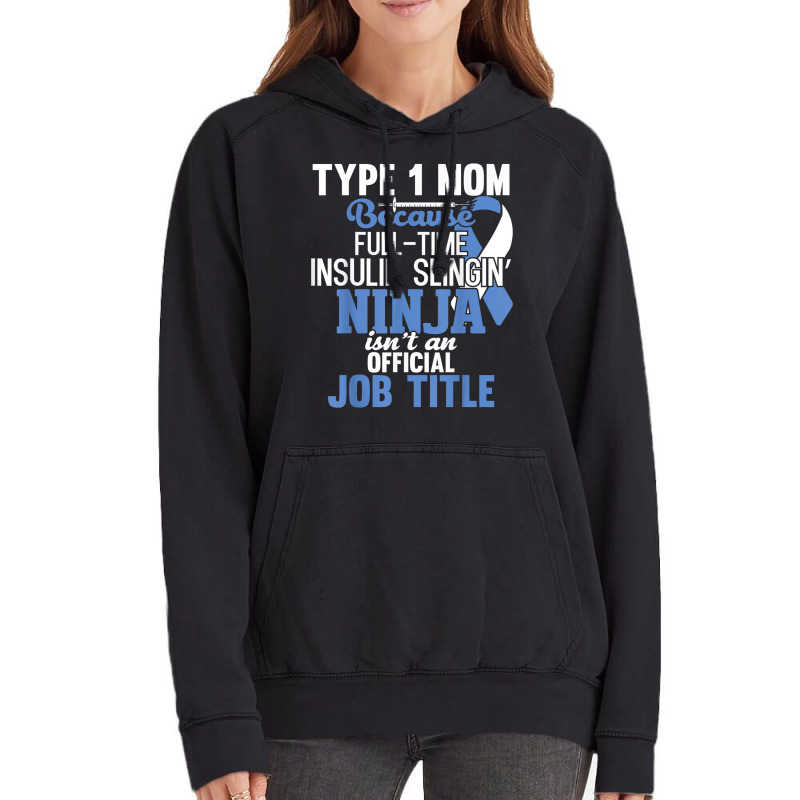 Type 1 Diabetes Mom Mother T1d Diabetic Awareness Support Vintage Hoodie by DarionMurray | Artistshot