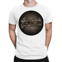 Retro Black White Simon Amp Garfunkel T-shirt | Artistshot