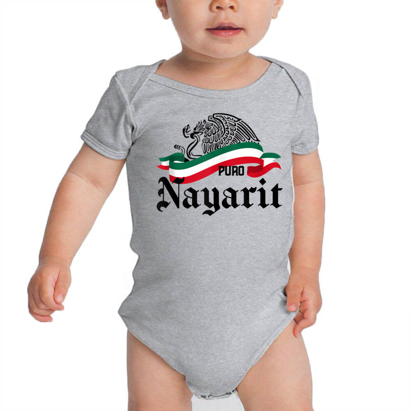 Nayarit Mexico Puro Nayarit Eagle Flag Tank Top Baby Bodysuit by buske | Artistshot