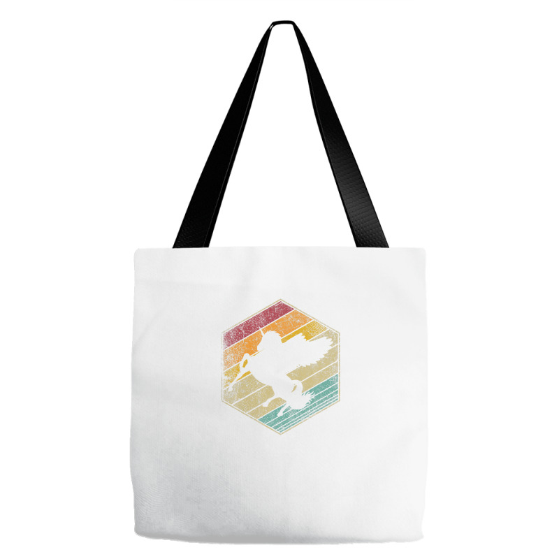 Pegasus Horse Unicorn Books Magic Reading Retro Gift Fantasy Tote Bags | Artistshot