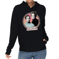 Simon Amp Garfunkel Original Retro Fan Art Design Lightweight Hoodie | Artistshot