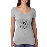 Midnight Forest Wulf Moon Vinyl Art Women's Triblend Scoop T-shirt | Artistshot