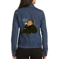 Paul Dano Ladies Denim Jacket | Artistshot