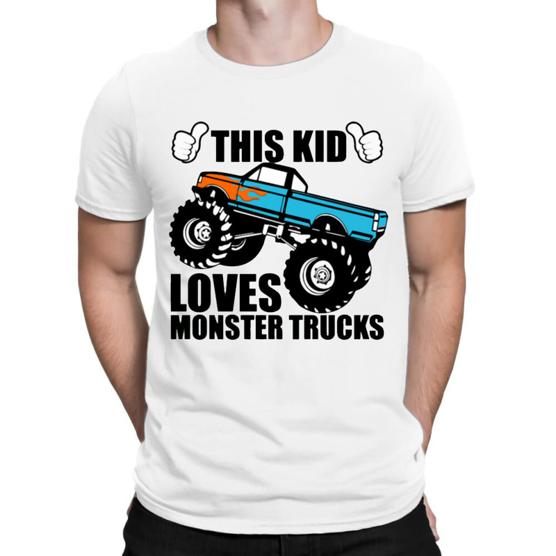 Kids Monster Trucks T-Shirt by Janjanillustration | Artistshot