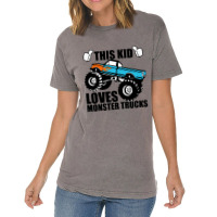 Kids Monster Trucks Vintage T-shirt | Artistshot