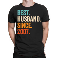 Mens Best Husband Since 2007 15th Wedding Anniversary 15 Years T-shirt | Artistshot