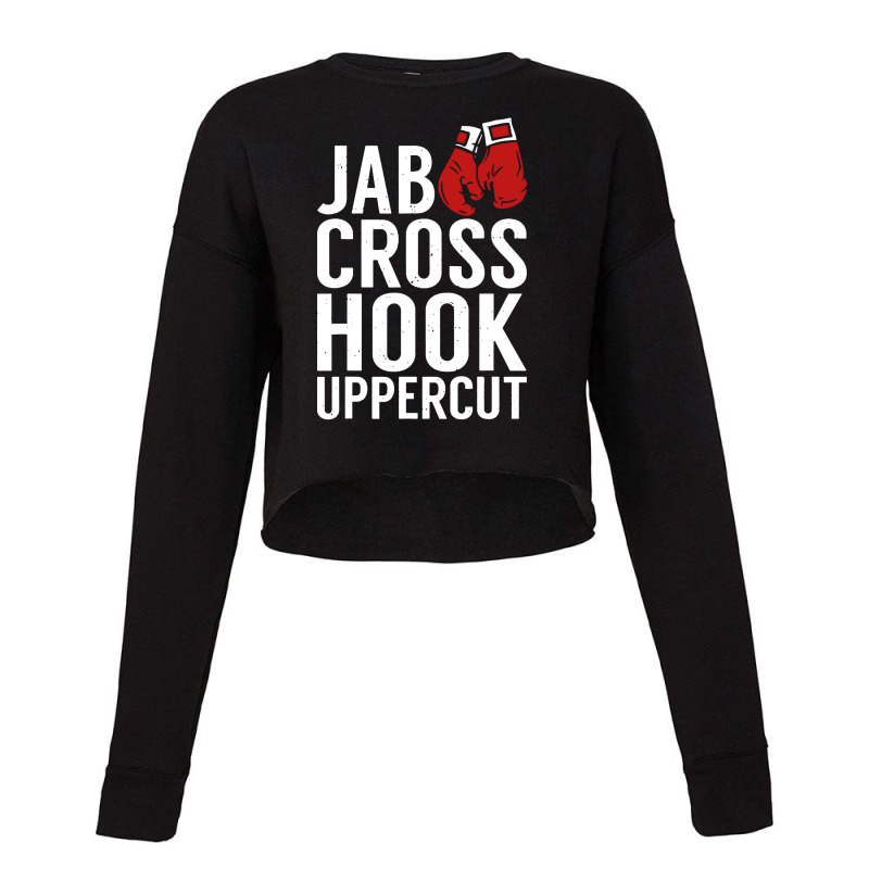 Jab Cross Boxing Uppercut Cropped Sweater | Artistshot