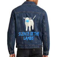 Anti Vaccine Mandate Science Of The Lambs Sheep Or Sheeple Premium Men Denim Jacket | Artistshot