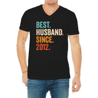 Mens Best Husband Since 2012 10th Wedding Anniversary 10 Years V-neck Tee | Artistshot