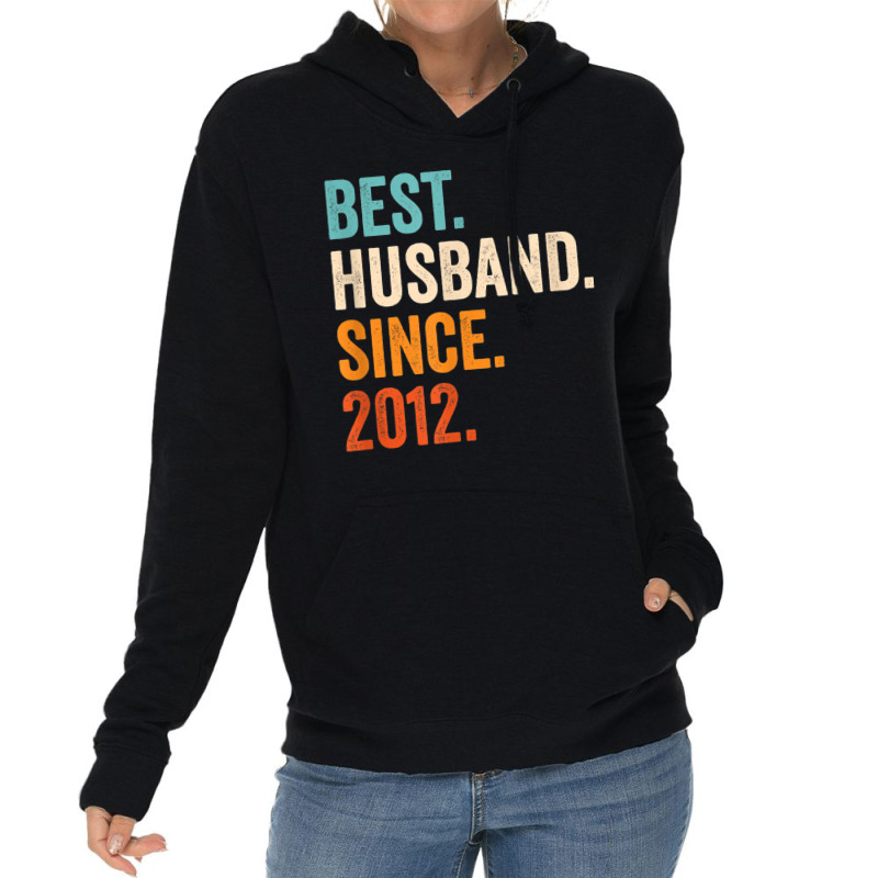 Mens Best Husband Since 2012 10th Wedding Anniversary 10 Years Lightweight Hoodie | Artistshot