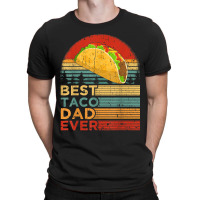 Mens Best Taco Dad Ever Funny Vintage Taco Father's Day T-shirt | Artistshot