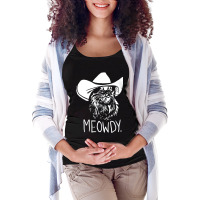 Meowdy Cat Meme Maternity Scoop Neck T-shirt | Artistshot