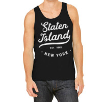 Classic Retro Vintage Staten Island New York City Usa Pride Tank Top | Artistshot