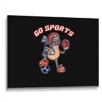 Sport Peanut Metal Print Horizontal | Artistshot