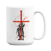 Templar Knight Crusader Templar Knights 15 Oz Coffee Mug | Artistshot