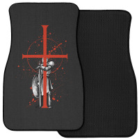 Templar Knight Crusader Templar Knights Front Car Mat | Artistshot