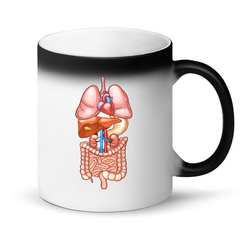 Halloween T Shirt Internal Organ Diagram Anatomy Magic Mug | Artistshot