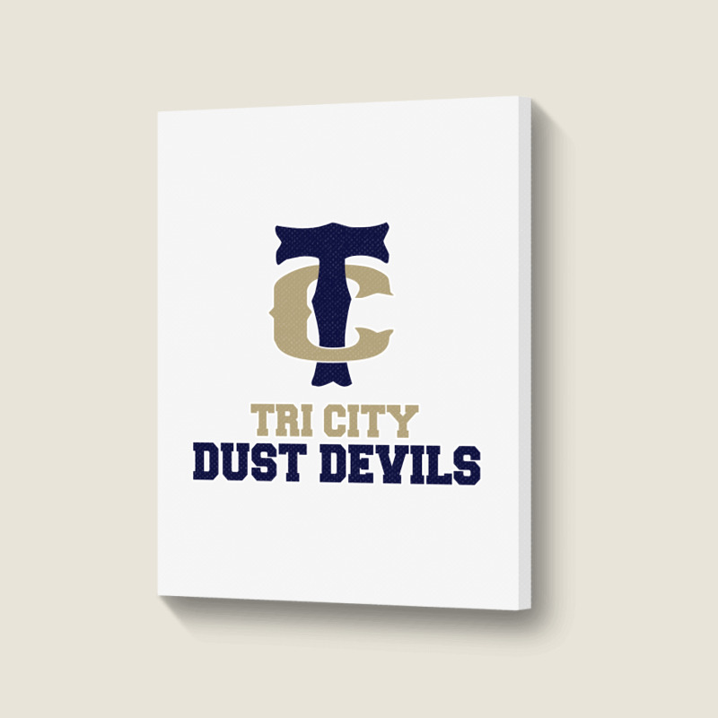 Tri City Dust Devils Portrait Canvas Print | Artistshot