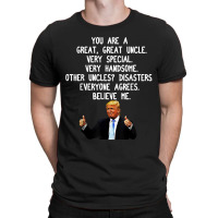 Men's Funny Donald Trump Uncle Gag Gift Conservative Uncle T-shirt | Artistshot