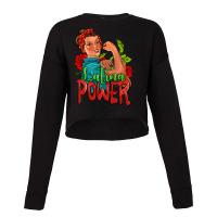 Latina Power Strong Woman Cropped Sweater | Artistshot