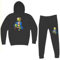 Donald Trump Building A Wall Out Of Toys Hoodie & Jogger Set | Artistshot