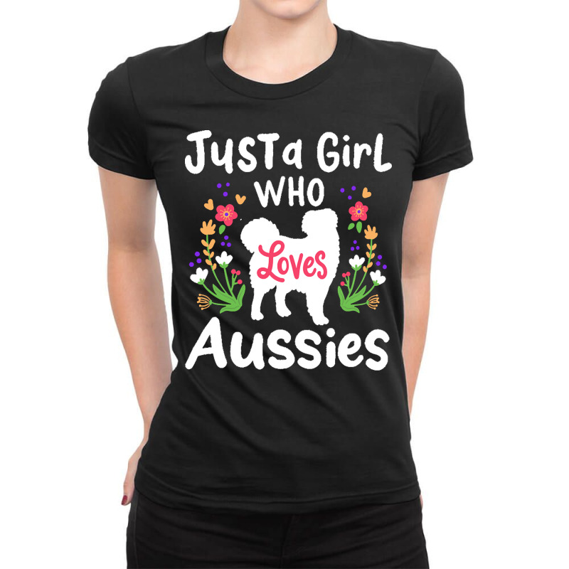 Aussie T  Shirt Aussie Australian Shepherd T  Shirt Ladies Fitted T-Shirt by gaetanonolan | Artistshot