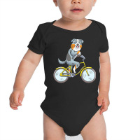 Australian Shepherd T  Shirt Australian Shepherd Dog With Bike T  Shir Baby Bodysuit | Artistshot