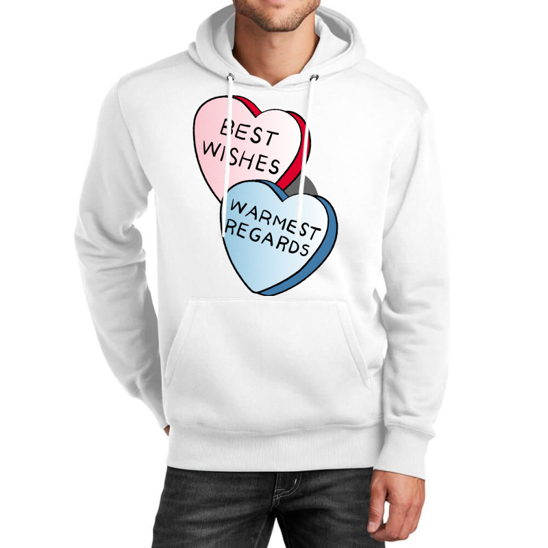 Best Wishes Warmest Regards On Candy. David Rose And Stevie Banter Awk Unisex Hoodie | Artistshot