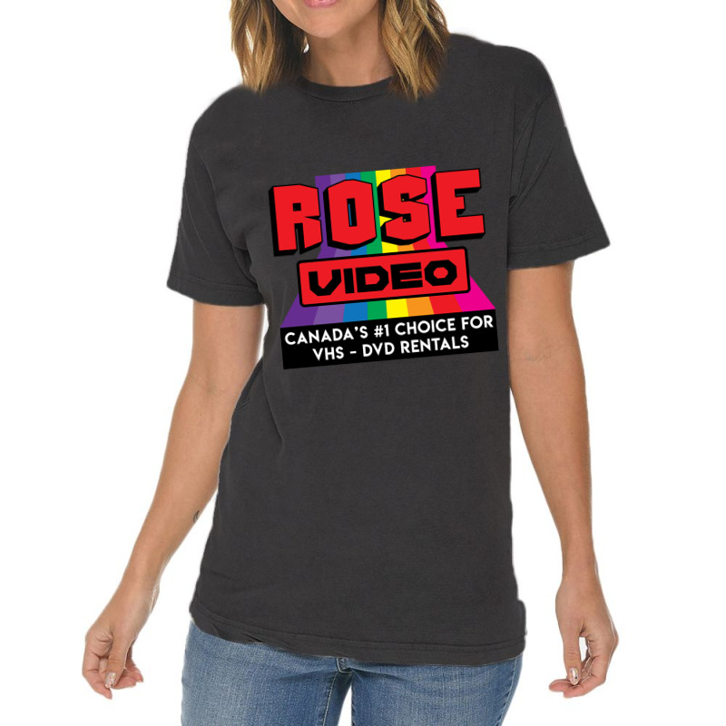 Rose Video Vintage T-shirt | Artistshot