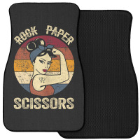 Womens Rock Paper Scissors Tee Lesbian Women Girls Gay Pride Parade Front Car Mat | Artistshot