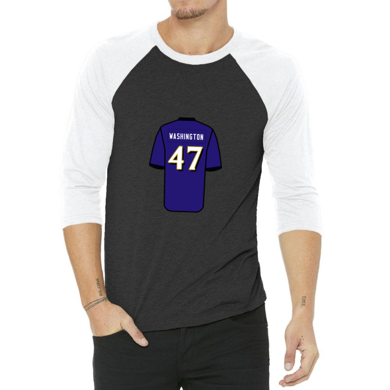 Ar'darius Washington Jersey 3/4 Sleeve Shirt by LornaHicks | Artistshot