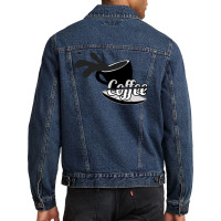 Coffee Time Men Denim Jacket | Artistshot