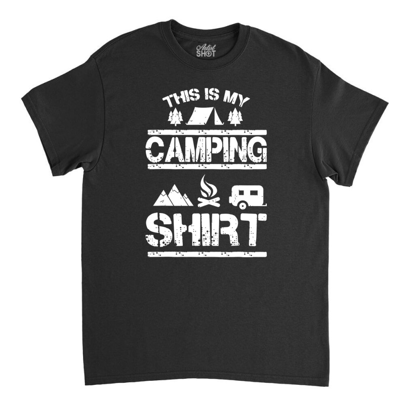 Camping Trailer Camper Van Mobile Home Caravan Motorhome Classic T-shirt by aniyahabodor | Artistshot