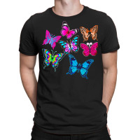 Butterflies T  Shirt Colorful Butterflies T  Shirt T-shirt | Artistshot