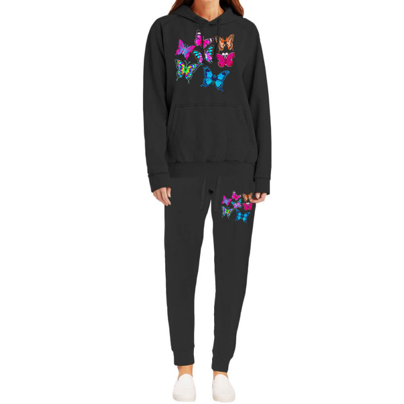 Butterflies T  Shirt Colorful Butterflies T  Shirt Hoodie & Jogger Set | Artistshot