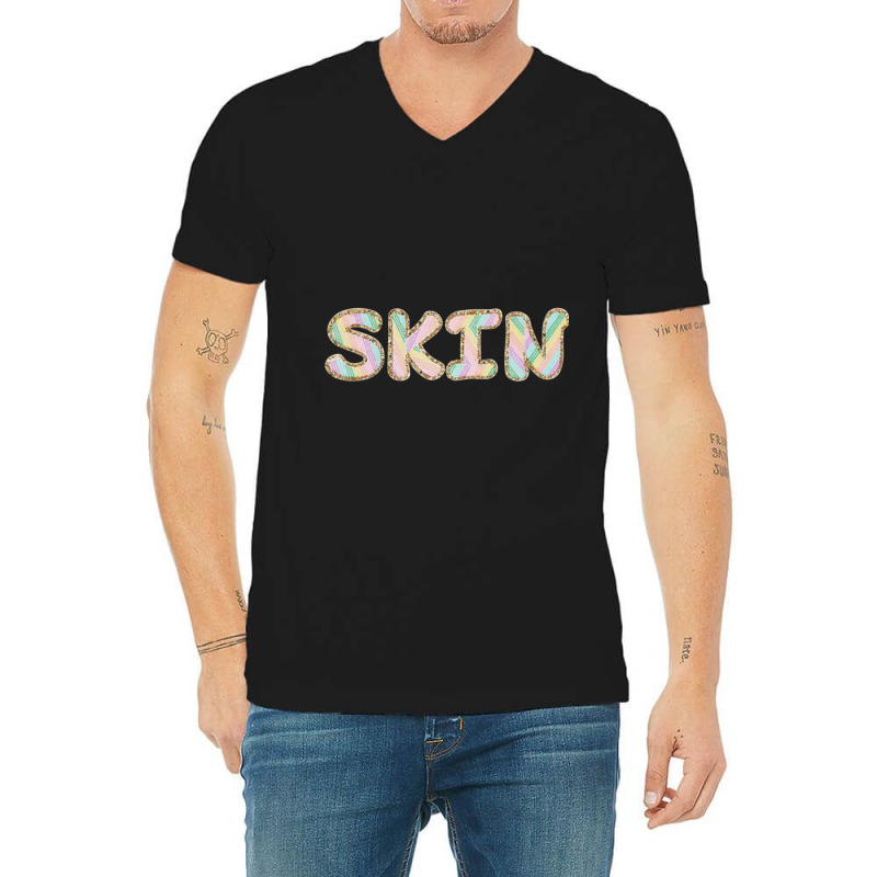 Stoney Clover Lane Skin Lilac V-neck Tee | Artistshot