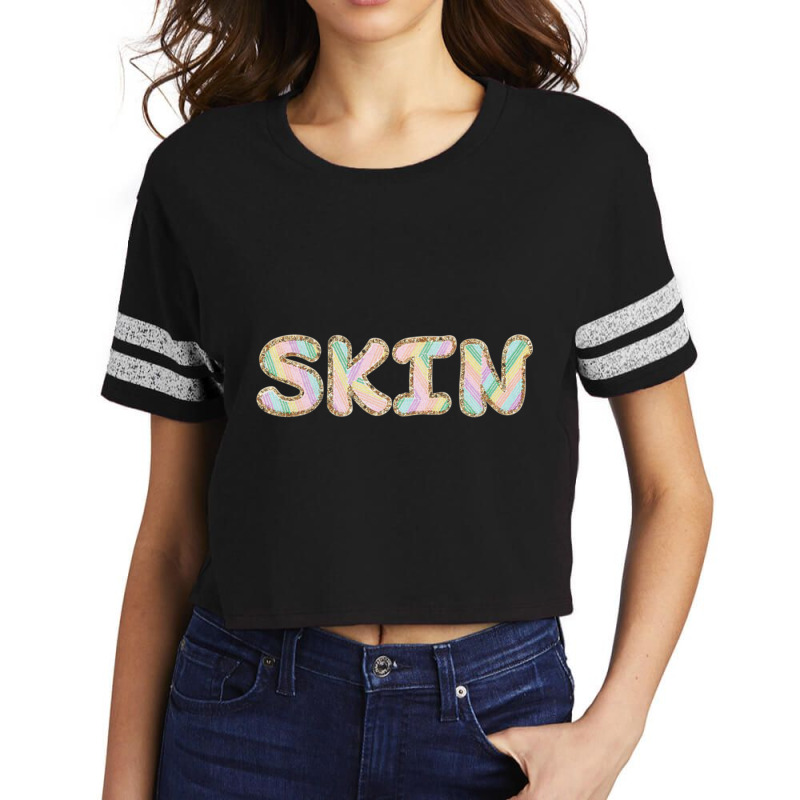 Stoney Clover Lane Skin Lilac Scorecard Crop Tee | Artistshot