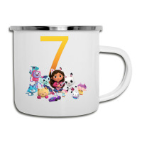 Gabby Dollhouse 7th Birthday Boy And Girl Costom Number Camper Cup | Artistshot