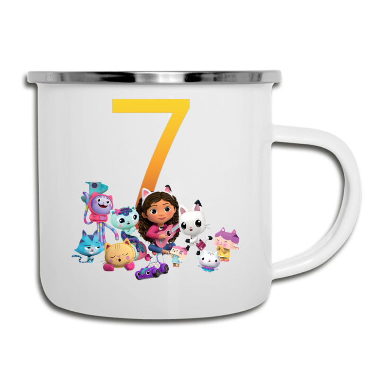 Gabby Dollhouse 7th Birthday Boy And Girl Costom Number Camper Cup | Artistshot