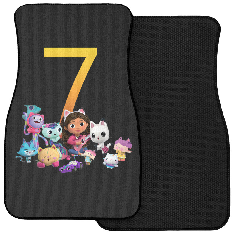 Gabby Dollhouse 7th Birthday Boy And Girl Costom Number Front Car Mat | Artistshot