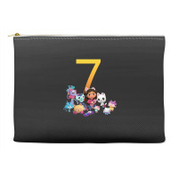 Gabby Dollhouse 7th Birthday Boy And Girl Costom Number Accessory Pouches | Artistshot