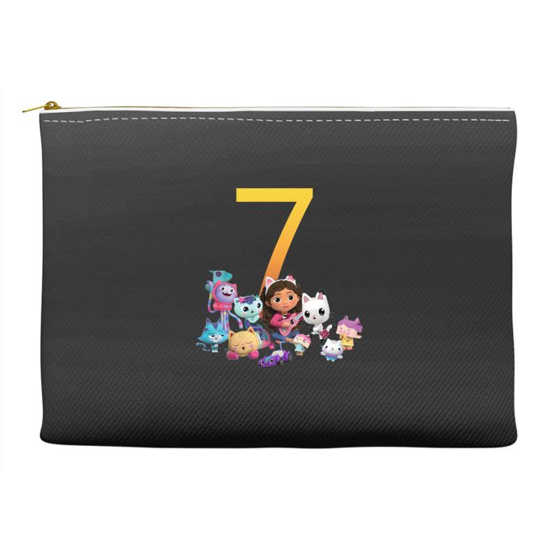 Gabby Dollhouse 7th Birthday Boy And Girl Costom Number Accessory Pouches | Artistshot