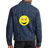 Happy Hour Face .png Men Denim Jacket | Artistshot